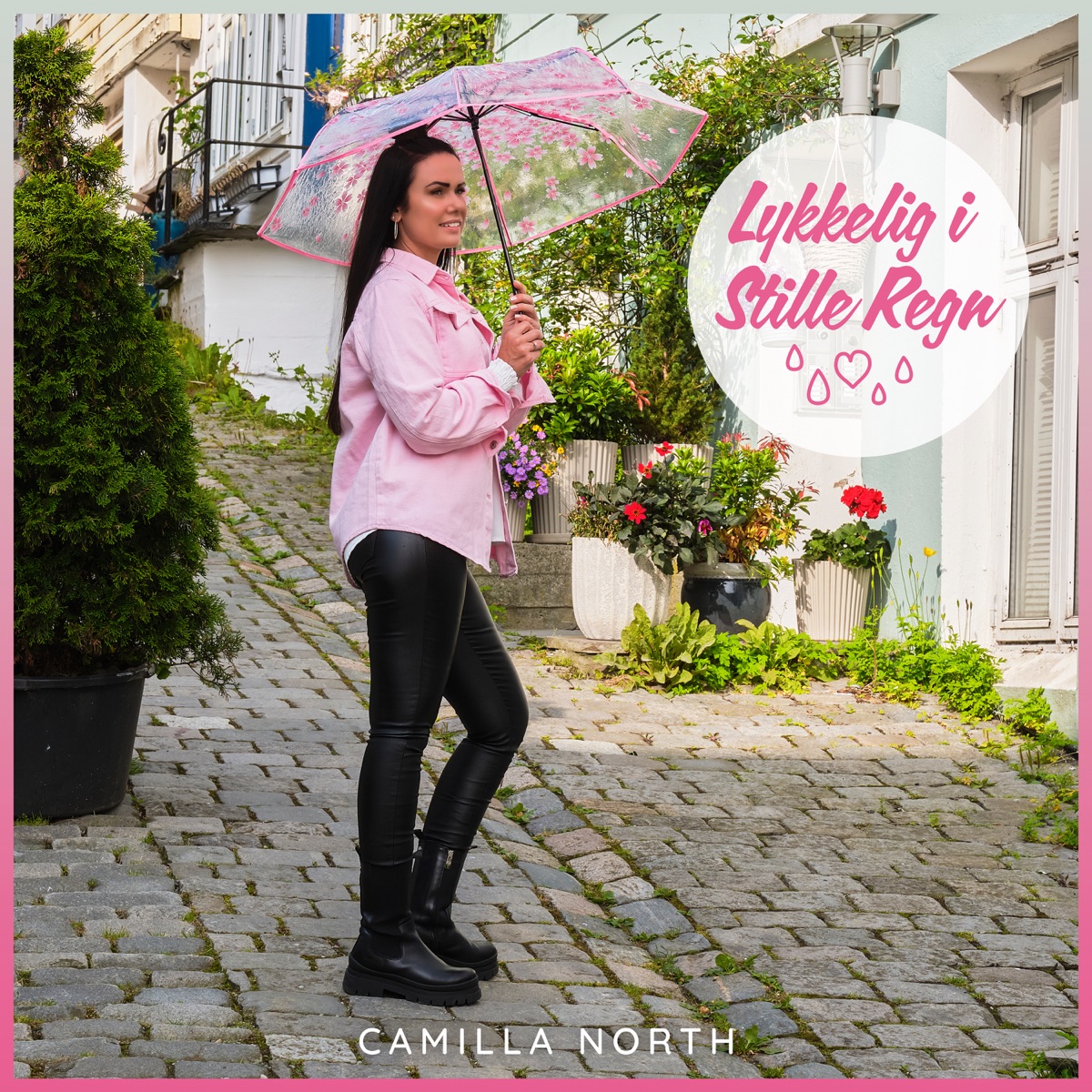 Coveret til Lykkelig i Stille Regn av Camilla North